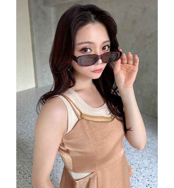 RESEXXY「カラーフレームスクエアサングラス」|サングラス|