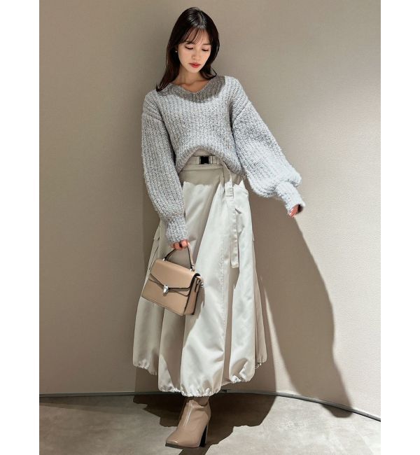 dazzlin「ブレンドカラークロップドニットトップス」|ニット・セーター|