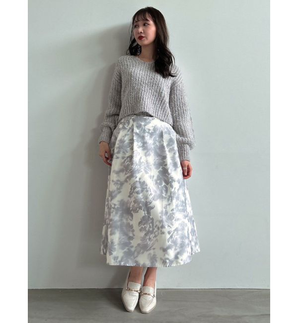 dazzlin「ブレンドカラークロップドニットトップス」|ニット・セーター|