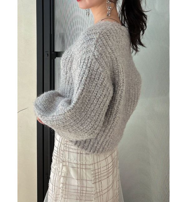 dazzlin「ブレンドカラークロップドニットトップス」|ニット・セーター|