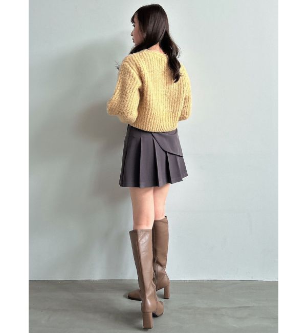 dazzlin「ブレンドカラークロップドニットトップス」|ニット・セーター|