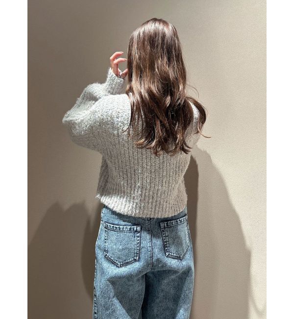 dazzlin「ブレンドカラークロップドニットトップス」|ニット・セーター|