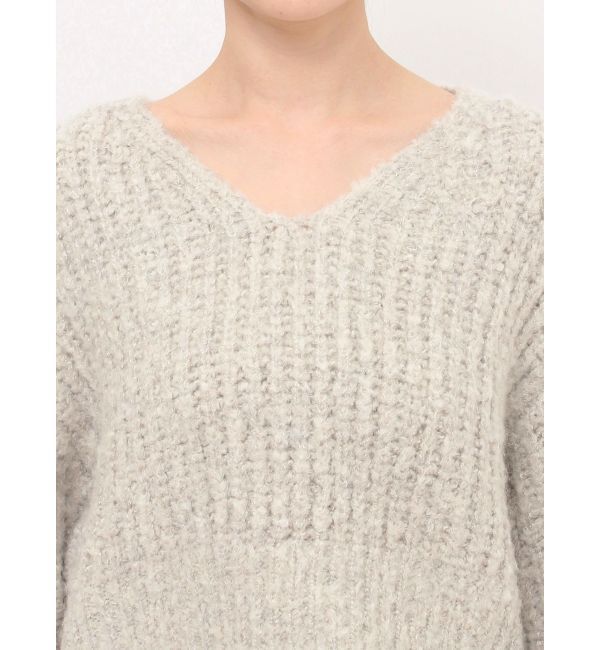 dazzlin「ブレンドカラークロップドニットトップス」|ニット・セーター|