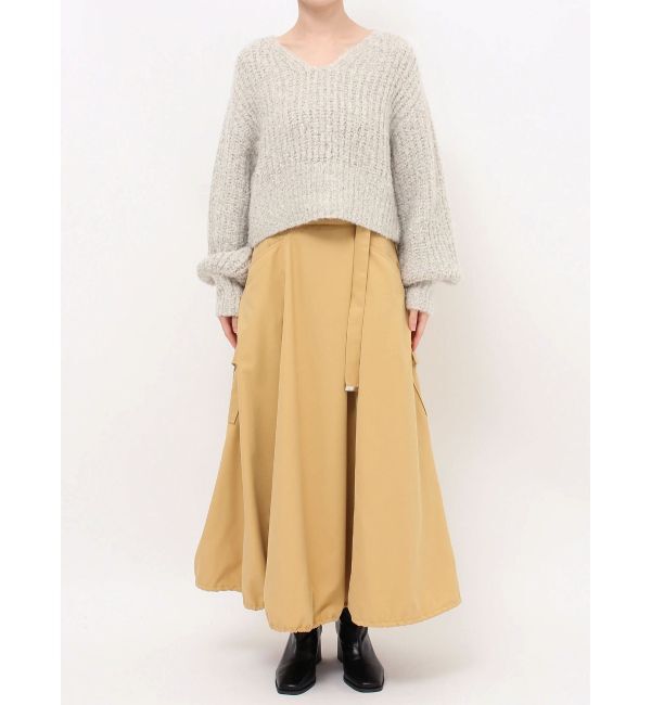 dazzlin「ブレンドカラークロップドニットトップス」|ニット・セーター|