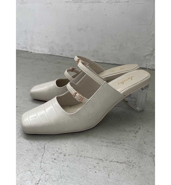 dazzlin「クリアヒールベルトパンプス」|パンプス|