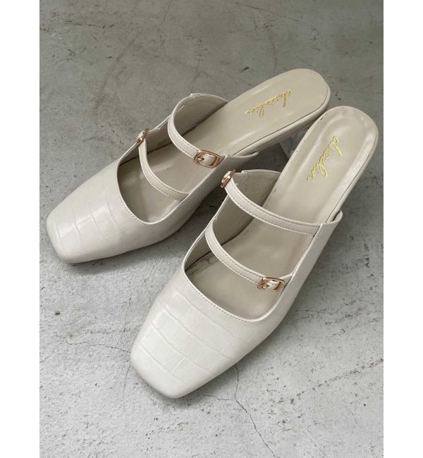 dazzlin「クリアヒールベルトパンプス」|パンプス|