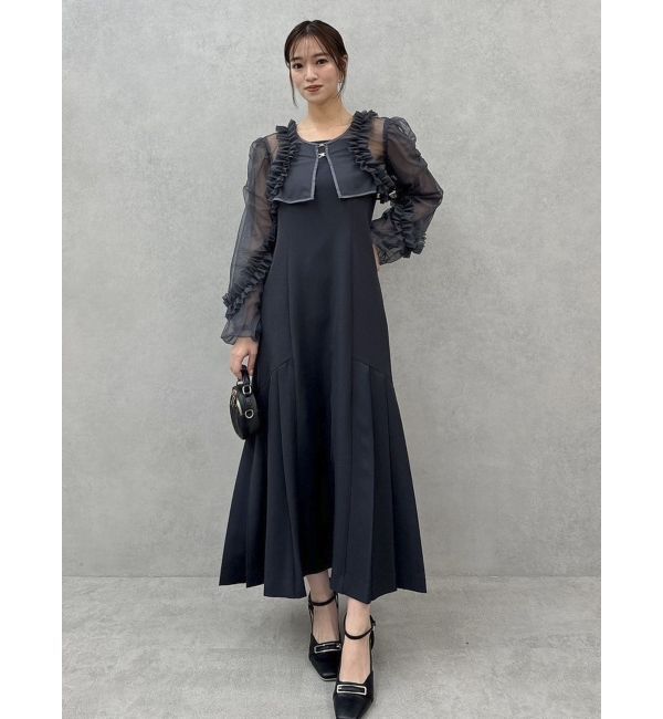 dazzlin「2ピースフリルボレロワンピース」|ワンピース|