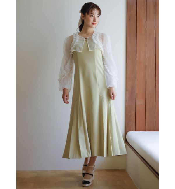 dazzlin「2ピースフリルボレロワンピース」|ワンピース|