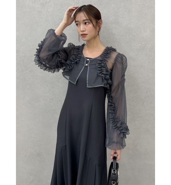 dazzlin「2ピースフリルボレロワンピース」|ワンピース|