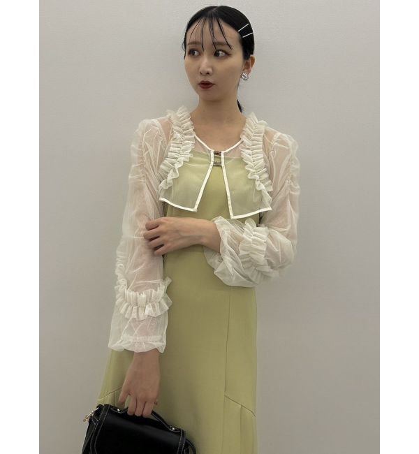 dazzlin「2ピースフリルボレロワンピース」|ワンピース|