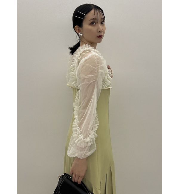 dazzlin「2ピースフリルボレロワンピース」|ワンピース|