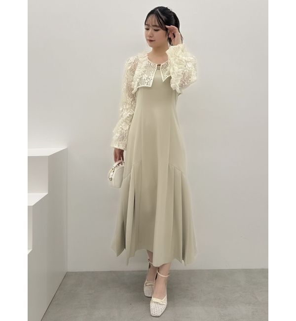 dazzlin「2ピースフリルボレロワンピース」|ワンピース|