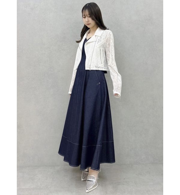 dazzlin「ショートライダースジャケット」|ライダースジャケット|