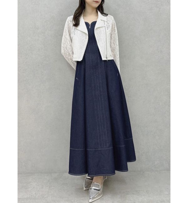 dazzlin「ショートライダースジャケット」|ライダースジャケット|