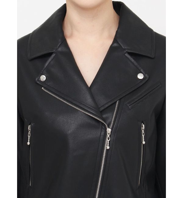 dazzlin「ショートライダースジャケット」|ライダースジャケット|