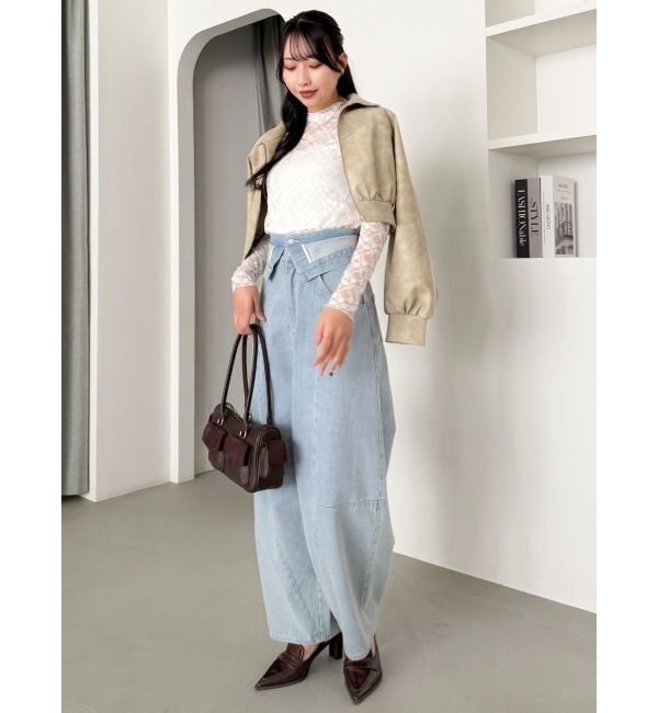 dazzlin「レースコンパクトミニマルトップス」|Tシャツ・カットソー|