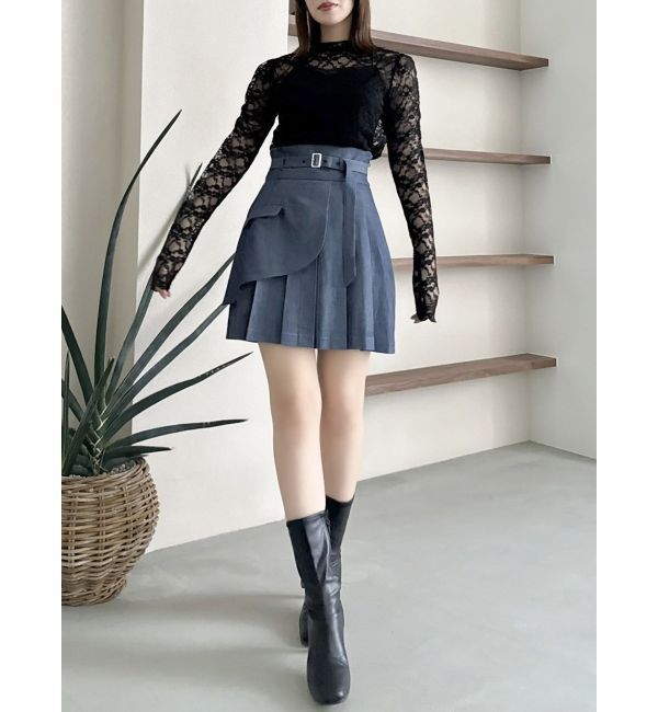 dazzlin「レースコンパクトミニマルトップス」|Tシャツ・カットソー|