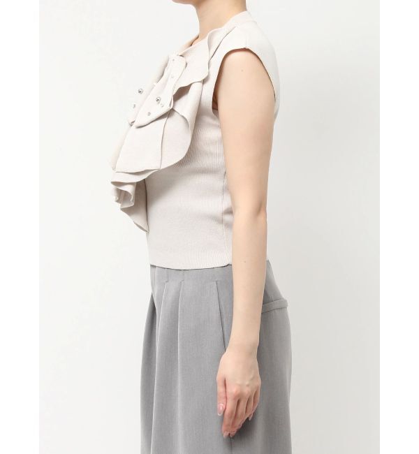 dazzlin「ビッグラッフルタイニット」|ニット・セーター|