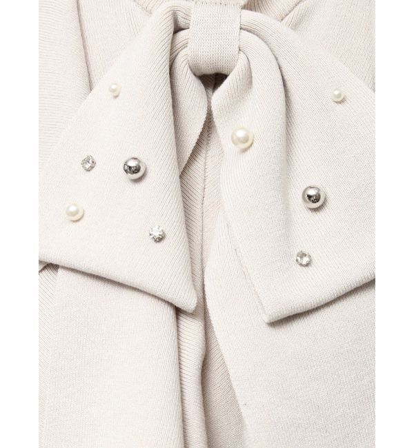 dazzlin「ビッグラッフルタイニット」|ニット・セーター|