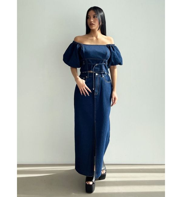 EMODA「デニムオフショルダートップ」|Tシャツ・カットソー|