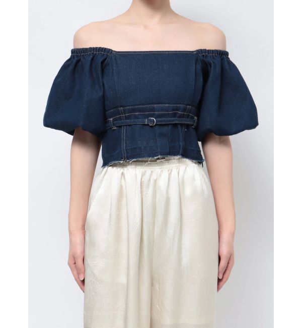 EMODA「デニムオフショルダートップ」|Tシャツ・カットソー|