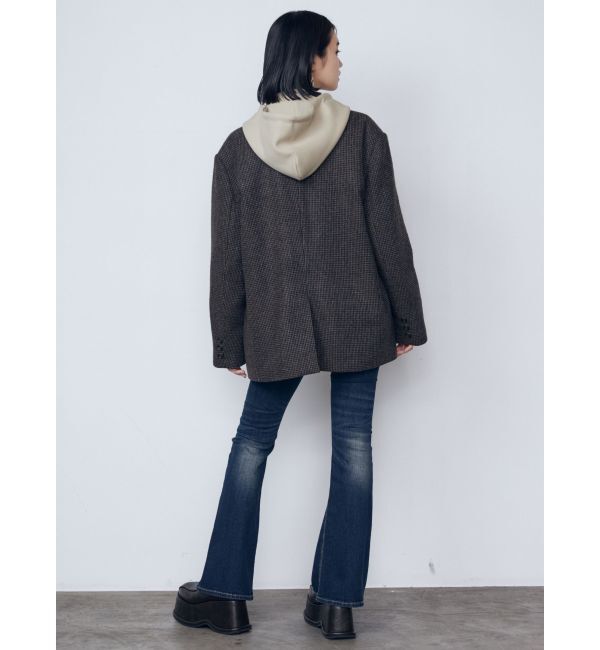 EMODA「バックレースアップハイウエストパギンス」|デニム|