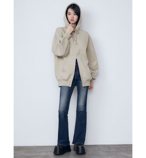 EMODA「バックレースアップハイウエストパギンス」|デニム|