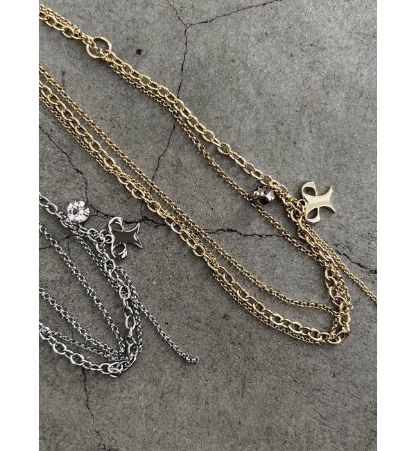 EMODA「モチーフタングルドチェーン」|ネックレス|