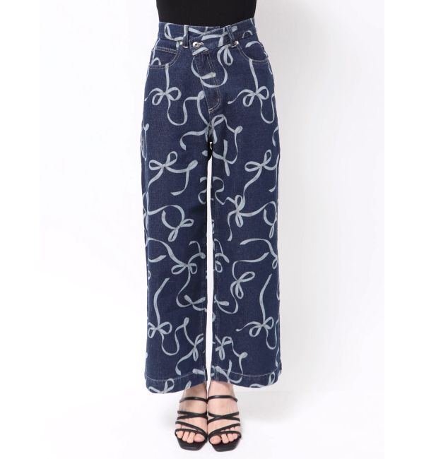 MERCURYDUO「リボンプリントデニムパンツ」|その他|