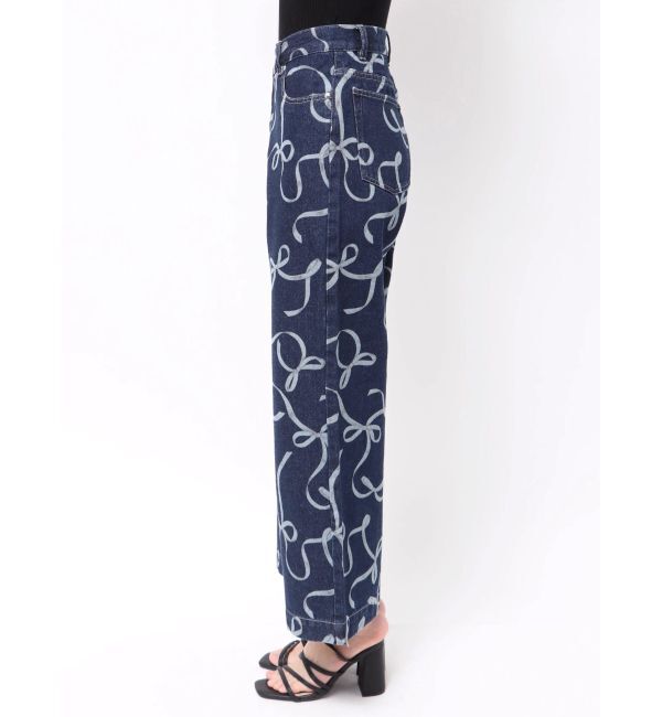 MERCURYDUO「リボンプリントデニムパンツ」|その他|