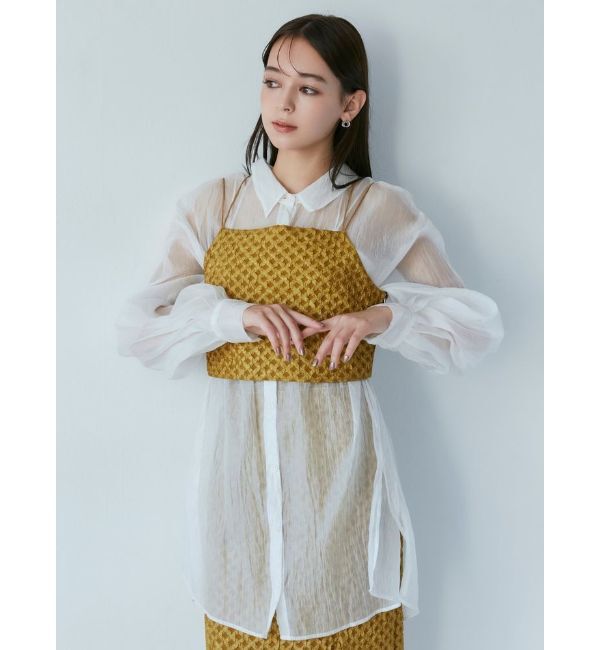 MURUA「サークルジャガードキャミソール」|キャミソール|