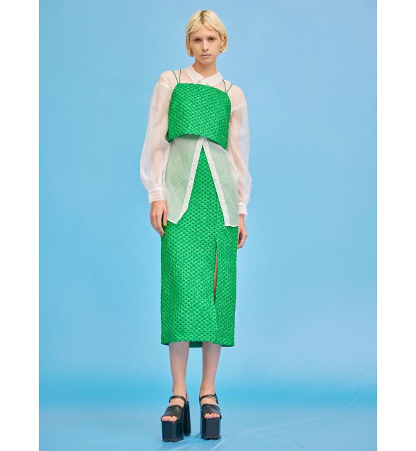 MURUA「サークルジャガードキャミソール」|キャミソール|