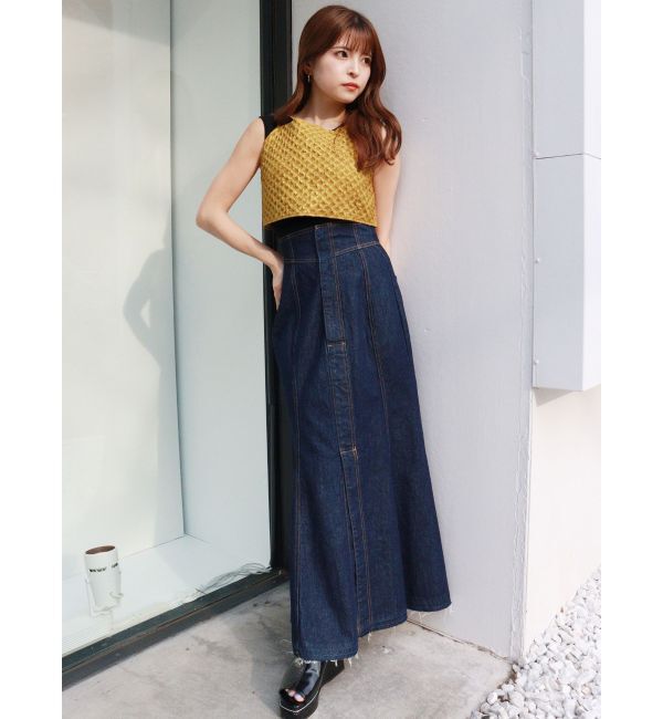 MURUA「サークルジャガードキャミソール」|キャミソール|