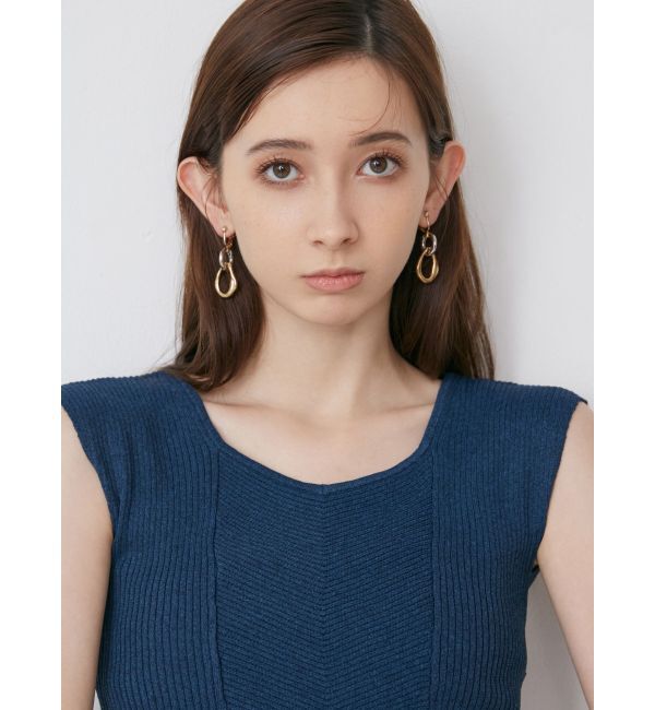 MURUA「コンビカラーフープピアス」|その他|