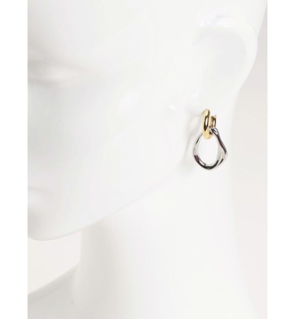 MURUA「コンビカラーフープピアス」|その他|