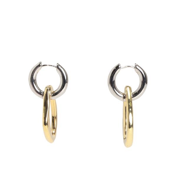 MURUA「コンビカラーフープピアス」|その他|