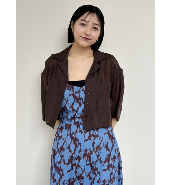 MURUA「オープンカラーシアーシャツ」|シャツ・ブラウス|