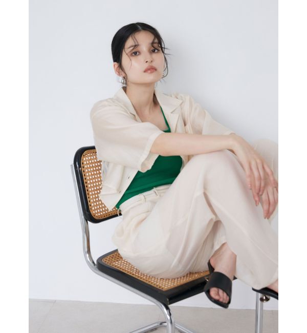 MURUA「オープンカラーシアーシャツ」|シャツ・ブラウス|