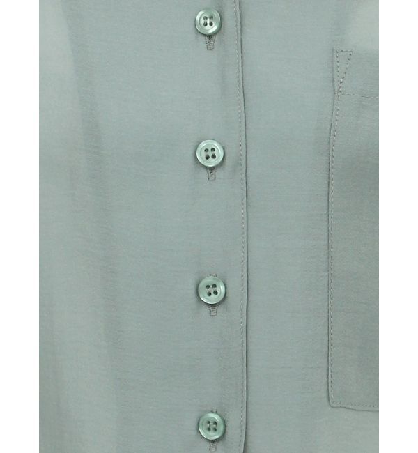 MURUA「オープンカラーシアーシャツ」|シャツ・ブラウス|