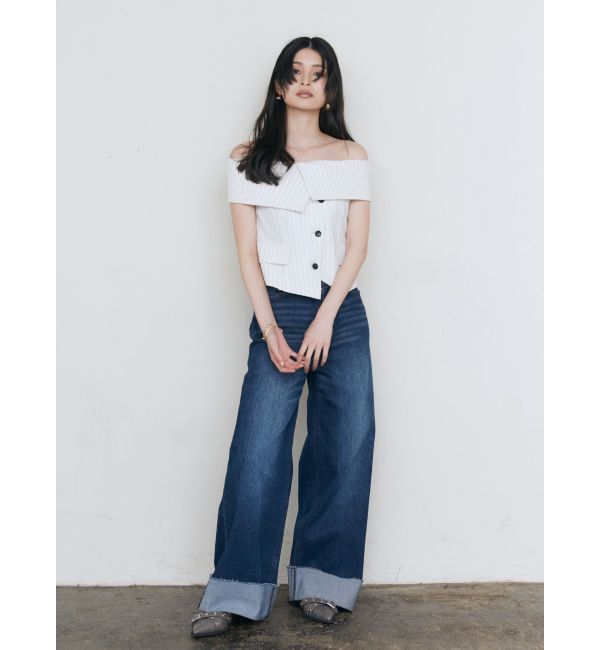 MURUA「オフショルマニッシュブラウス」|シャツ・ブラウス|