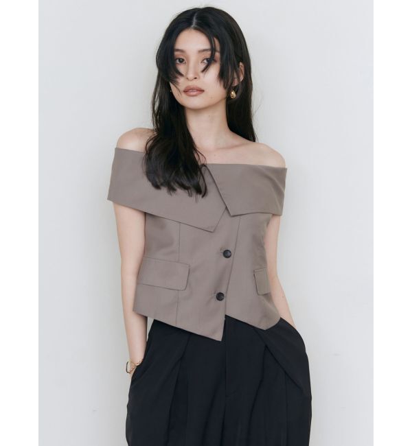 MURUA「オフショルマニッシュブラウス」|シャツ・ブラウス|