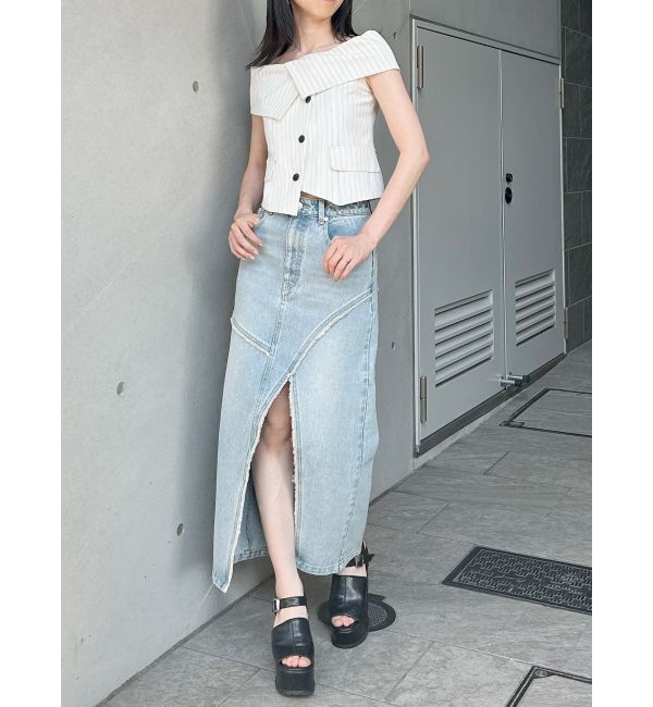 MURUA「オフショルマニッシュブラウス」|シャツ・ブラウス|