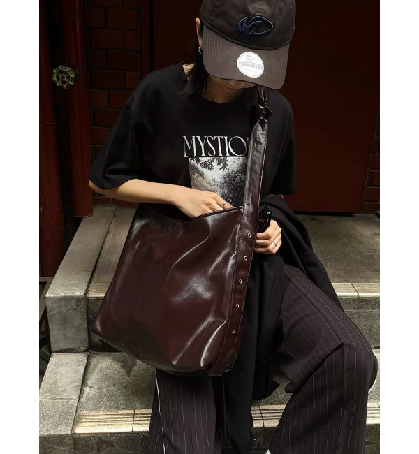 MURUA「フェイクレザーショルダーバッグ」|ショルダー・メッセンジャー|