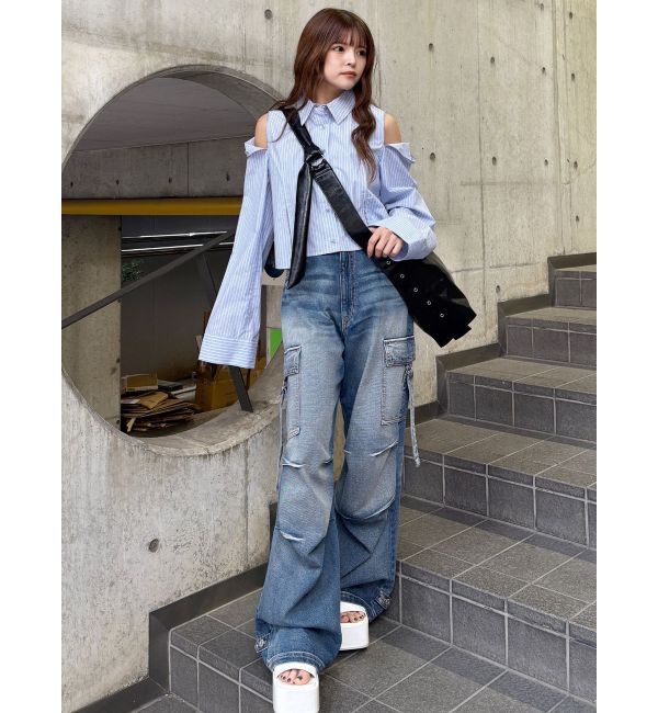 MURUA「フェイクレザーショルダーバッグ」|ショルダー・メッセンジャー|