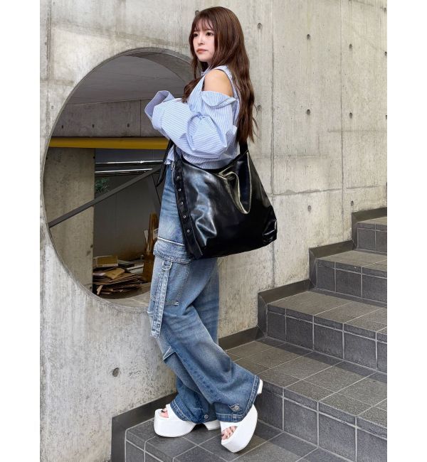 MURUA「フェイクレザーショルダーバッグ」|ショルダー・メッセンジャー|