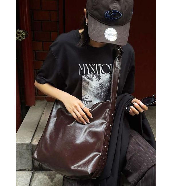 MURUA「フェイクレザーショルダーバッグ」|ショルダー・メッセンジャー|