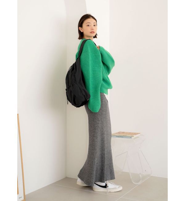 Ungrid「リブ編みマーメイドスカート」|スカート|