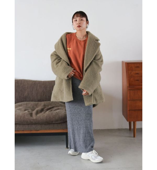 Ungrid「リブ編みマーメイドスカート」|スカート|