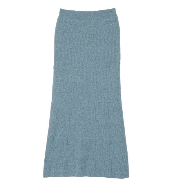 Ungrid「リブ編みマーメイドスカート」|スカート|