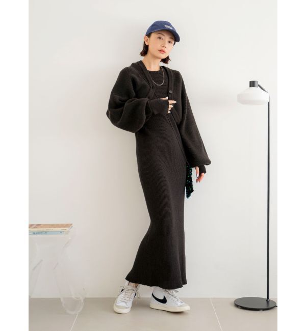 Ungrid「ボレロセットニットワンピース」|ワンピース|